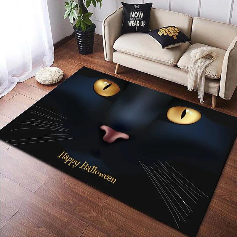 Halloween New Year Gift HD Printing Area Carpet, Living Room Sofa Decorative Carpet, Anti-skid Mat, Alfombras Direct Shipment