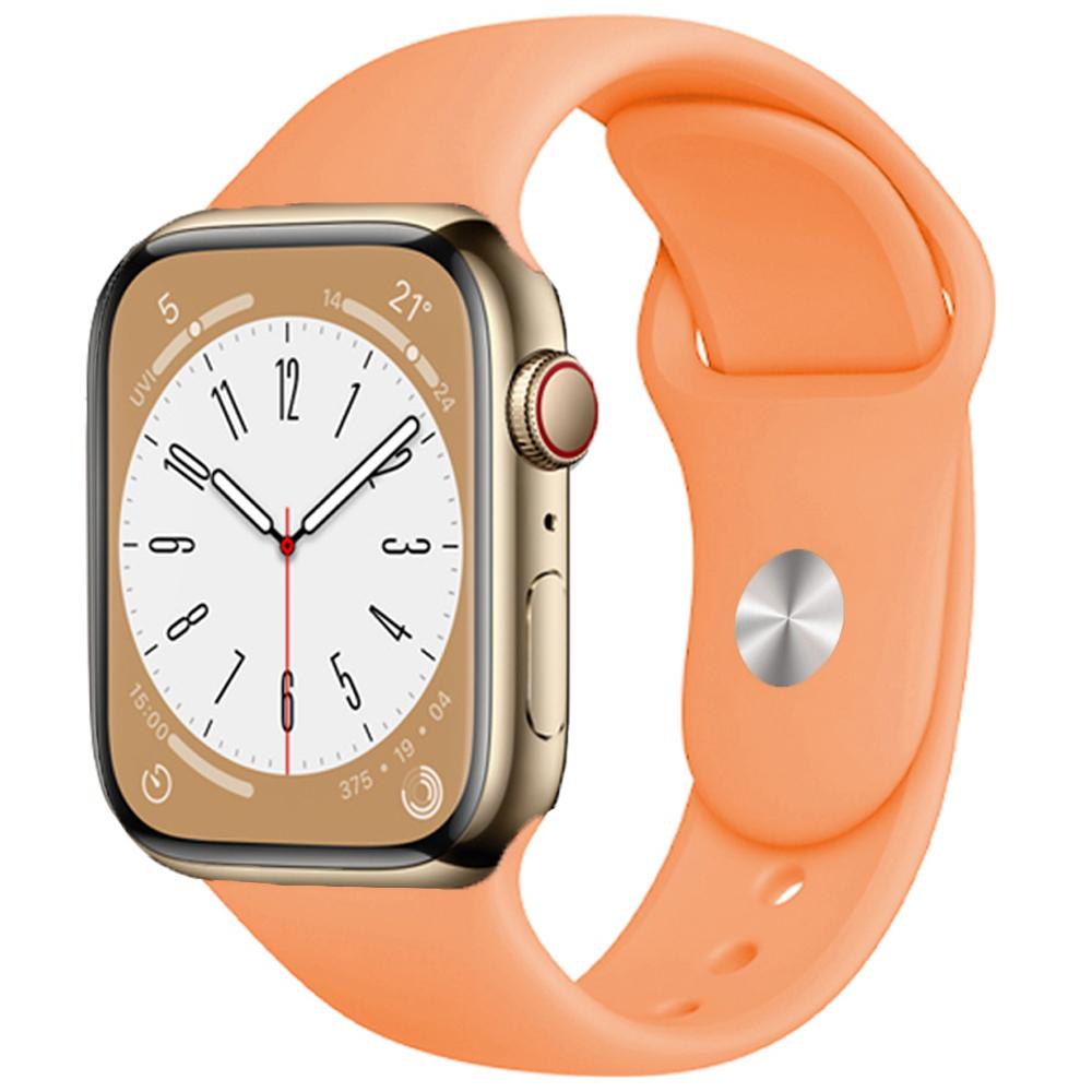 Силиконовый ремешок для Apple Watch Band 49 мм, 45 мм, 44 мм, 42 мм, 41 мм, 40 мм, 38 мм, ремешок для часов, браслет, ремешок iWatch Series 8, 7, 6, 5, 4, 3 SE, ремешок