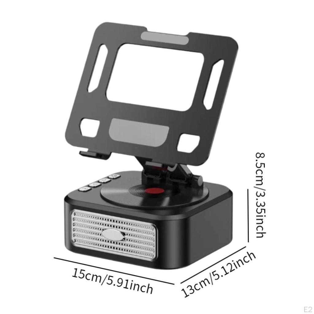 Подставка для планшета 5 Вт, устойчивая, вращение на 360°, черный, многофункциональный телефон