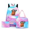 3Pcs/Set Chainsaw Man Kawaii Casual School Bag Colorful Backpack Set Girl with Lunch Bag for Women Student Teenager Rucksack Pencil Case