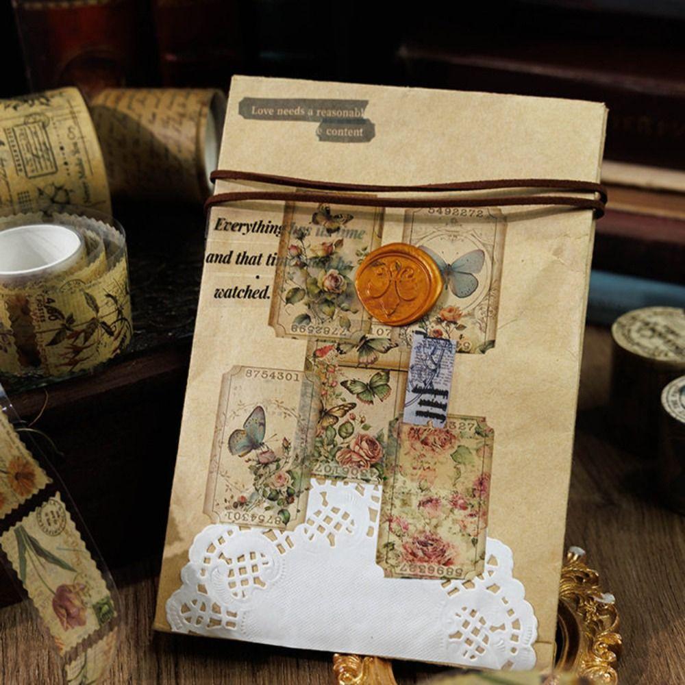 About the Past Series Washi Tape 35cm Cycle Length Decorative Paper Tape  Journal Decor