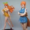 Anime Figure Realistic Shape Lovely Miniature Figurine One Piece Nami Action Figure Car Decor