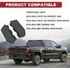 Pleoos Bed Rail Stake Pocket Covers Compatible with GMC Sierra 1500/Chevy Silverado 1500 2019-2023 2024 & Silverado/Sierra 2500/3500HD 2020-2024