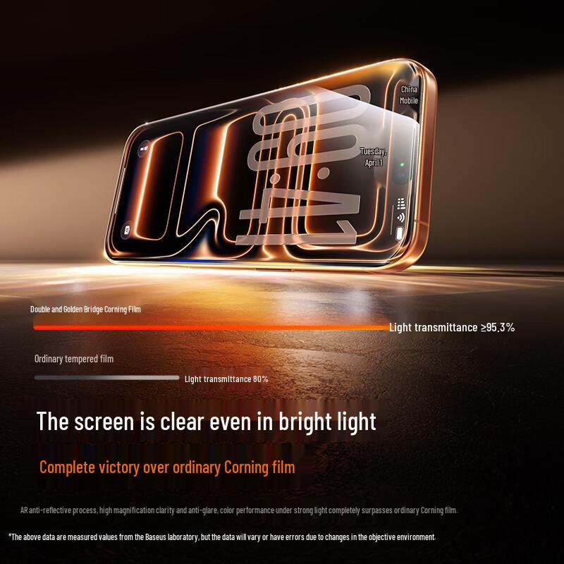 Baseus Gold Label Corning AR Anti-Reflective Screen Protector