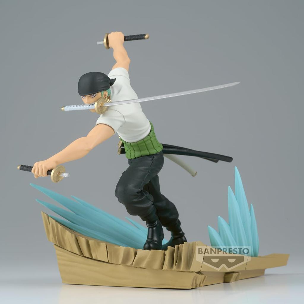 BANPRESTO One Piece Roronoa Zoro Senkou Zekkei Figure