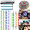 13/19p Creative DIY Mandala Tool Set - Air-dry Clay Embossing Set Acrylic Twisted Rod Dot Painting Stone Painted Pottery Tools