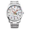 Sun and Moon Automatic Watch Mechanical Automatic Domestic Warranty Contemporary White Silver [ORIENT] SUN&MOON Manufacturer's RN-AK0301S Men's
