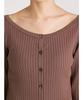 FRAY Boat Neck Rib Knit FWNT211906 MOC F I.D. Women's 2-Way