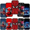Для Samsung Galaxy S25 S24 S23 S22 Ultra FE Plus A17 A37 A57 A56 A55 A06 A16 A15 A36 A26 A35 A05 A25 A54 A34 Чехол Мультяшный Человек-паук Marvel Spiderman