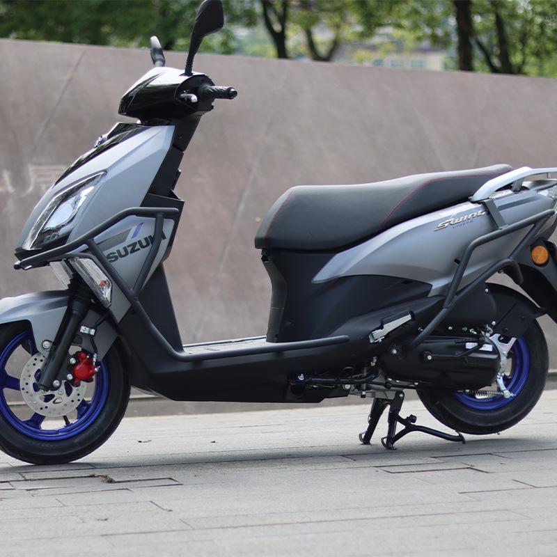 Легкий Мотоцикл Suzuki UY125 Защитные Противоударные Дуги - Передний и Задний Бамперы из Углеродистой Стали