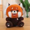 Soft Plush Playful Panda Raccoon Bunny Doll Cozy Stuffed Animal For Kids