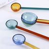 Transparent Coffee Scoop Kitchen Gadgets Glass Milk Spoon Tableware Stirrer Stirring Spoons Spoon