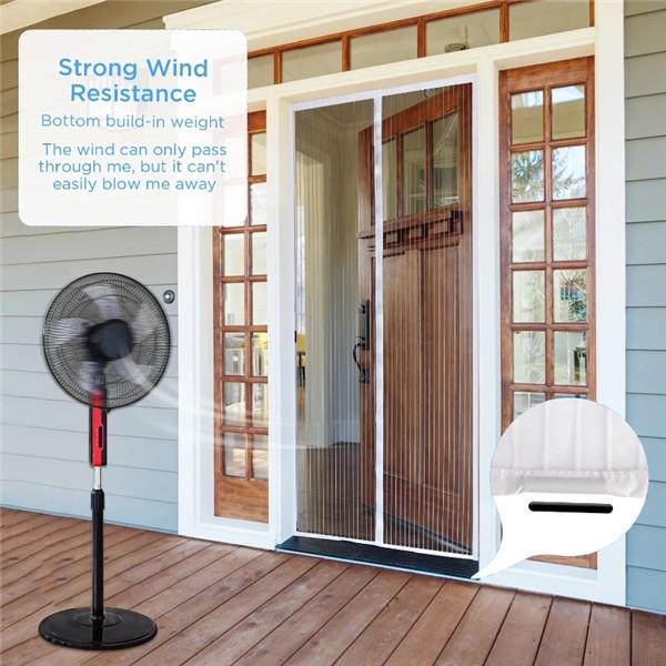 Anti-mosquito Nets for Doors Kitchen Curtains Insect Protection Magnetic Durable Washing Car Fly Mesh Magnets Separators Screens