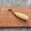 Wood Carving Knife Corrosion-Resistant Stainless Steel Blades Ergonomic Handle for Home DIY Craft Making