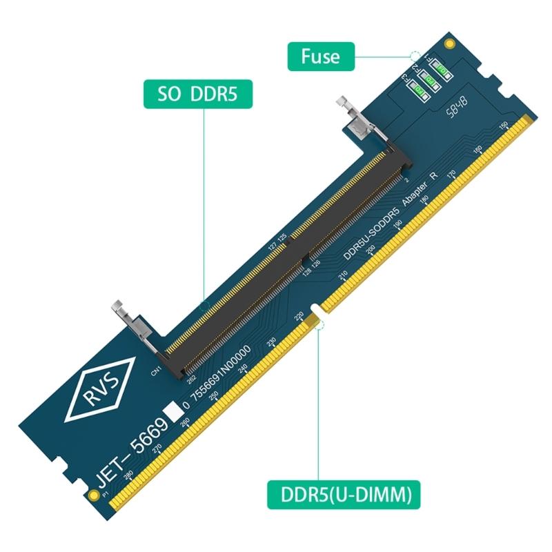 Ноутбук SO DDR5 на DDR5 Печатная плата Соответствие отраслевым стандартам JEDEC MO 337A Карта-адаптер DDR5