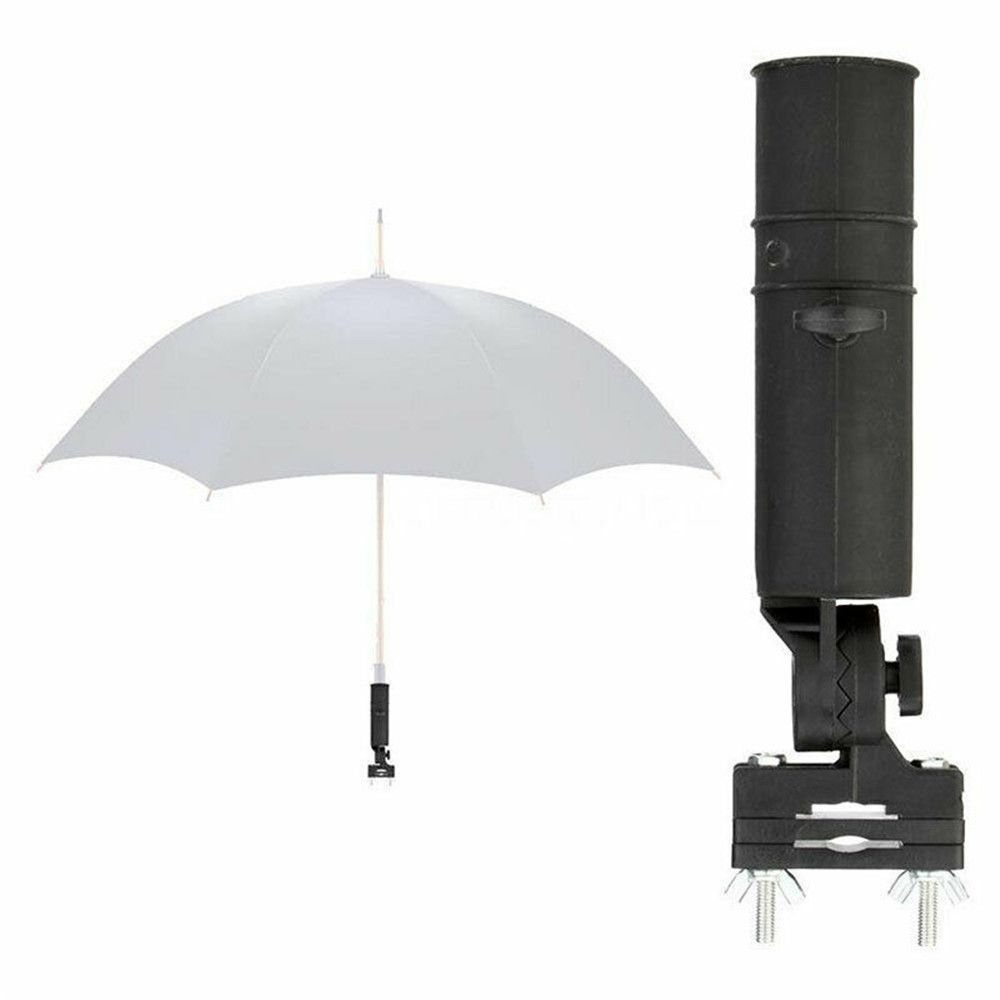 Universal Black Pushchair Golf Umbrella Holder Adjustable Umbrella Stand Bicycle Stroller