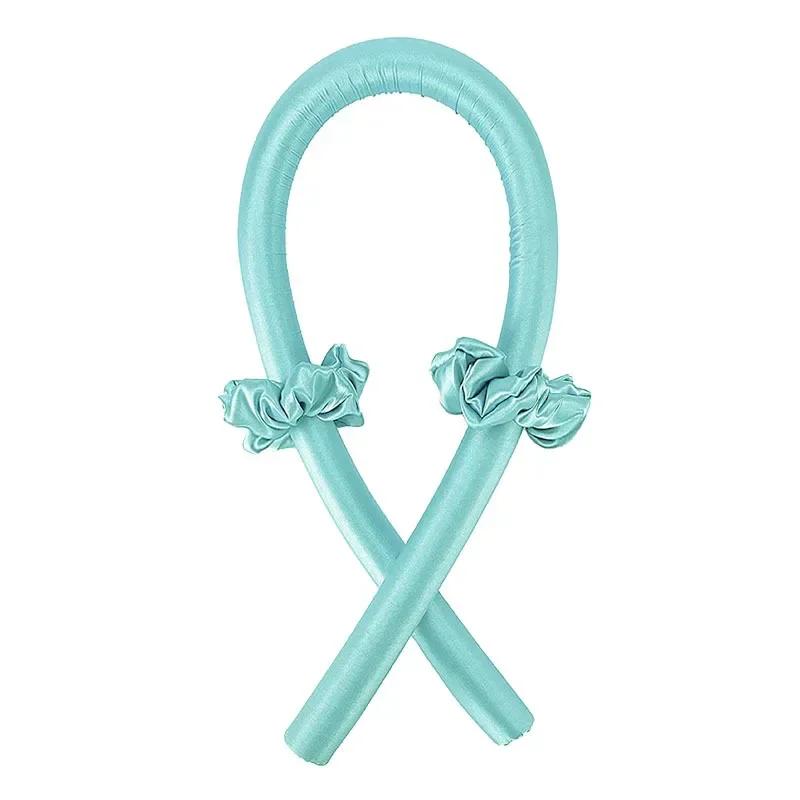 Безопасная щипцы для завивки волос, повязка на голову без нагрева, шелковые кудри, лента, бигуди, мягкая повязка на голову для сна, ленивые бигуди, инструменты для укладки волос