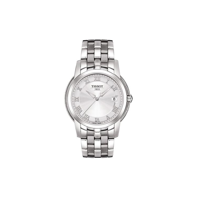 Tissot Мужские часы с кварцевым механизмом Часы 39,5 мм Серебристый циферблат Корпус из нержавеющей стали T031.410.11.033.00