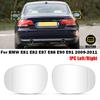 Для BMW 1 3 Серии E82 E88 E90 E91 E92 E93 1x Зеркало заднего вида автомобиля Разделенное зеркало Стеклянное зеркало двери с подогревом Аксессуары для линз заднего вида Запасные части
