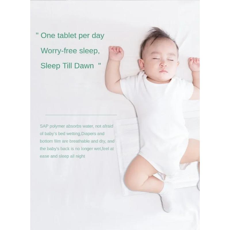 100% Cotton Diaper Pads Baby Care Pads Disposable Waterproof Breathable Newborn Baby Diaper Pads Mattress 100pcs M CDC004 N