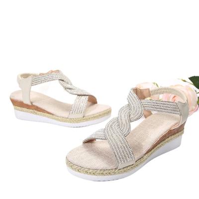 Модные модные с открытым носком дышащие на плоской подошве легкие нескользящие износостойкие новые пляжные сандалии обувь для женщин Chaussure Femme