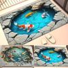 3D плошной оптический обман коврик для двери водопоглощающий коврик для двери спальни ковер для ванной комнаты домашний декор
