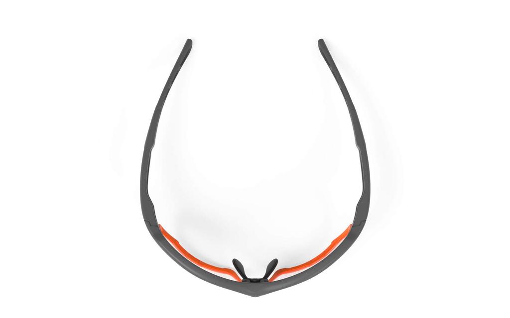 RUDYPROJECT Photonic Piyombo Матовый бампер Линза Impact X2 Фотохромная красная 17 мм Солнцезащитные очки, Оправа, Мандарин, Линзы, Ширина 72 мм, Высота 39 мм, Переносица