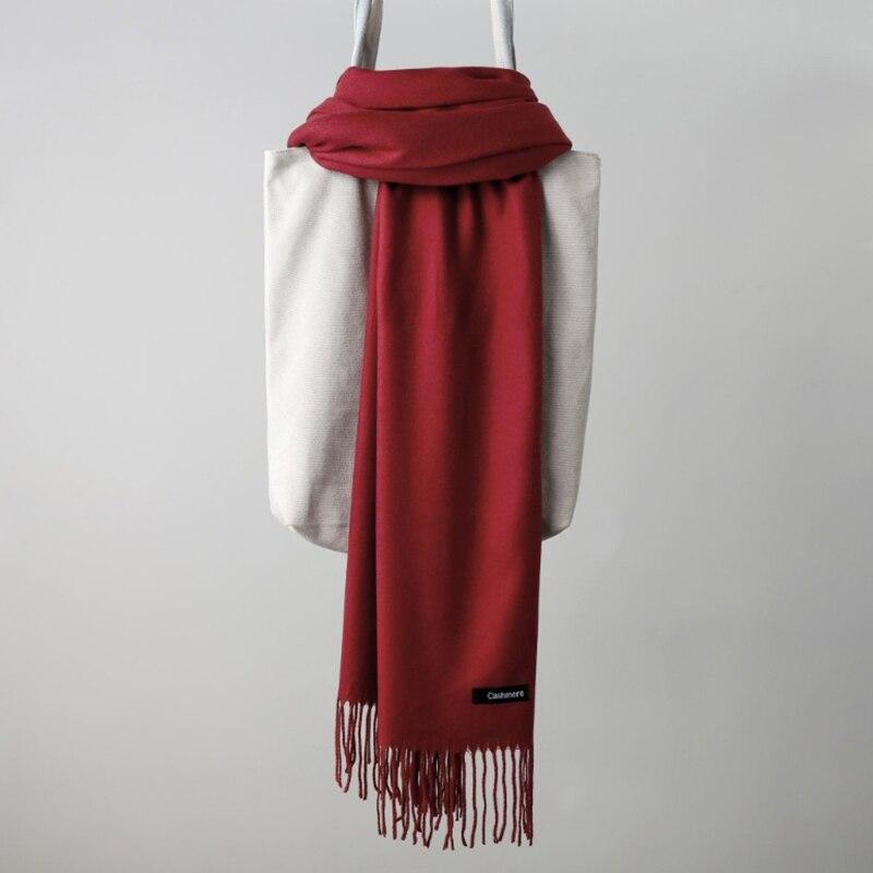 2021 Элитный брендовый шарф, женский кашемировый шарф, зимний женский шерстяной шарф, женский платок, шаль Femme, пашмина, женское однотонное пончо Lic