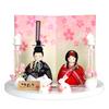 Хина Кимэкоми Котохоки Полный набор с дисплеем Круглый складной и Кукла, Кукла, Мирэй, Подставка, Поднос, Ширма, Аксессуары, Белый, KTH-3202G-S1