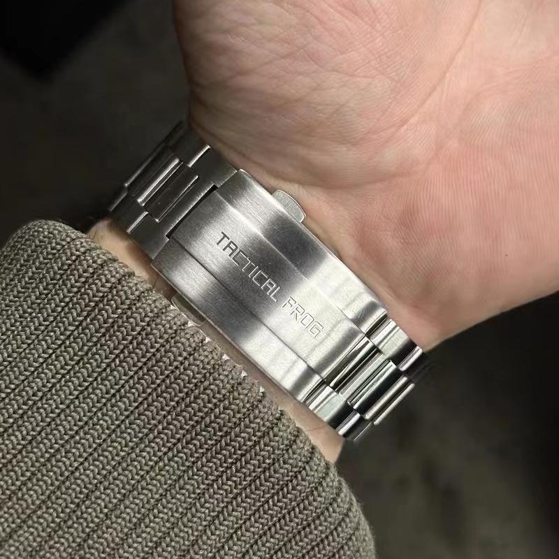 Тактические часы-лягушка для мужчин, 40 мм, VK64, хронограф, кварцевый механизм, сапфир C3, супер светящиеся, 100 м, водонепроницаемые, роскошные мужские часы