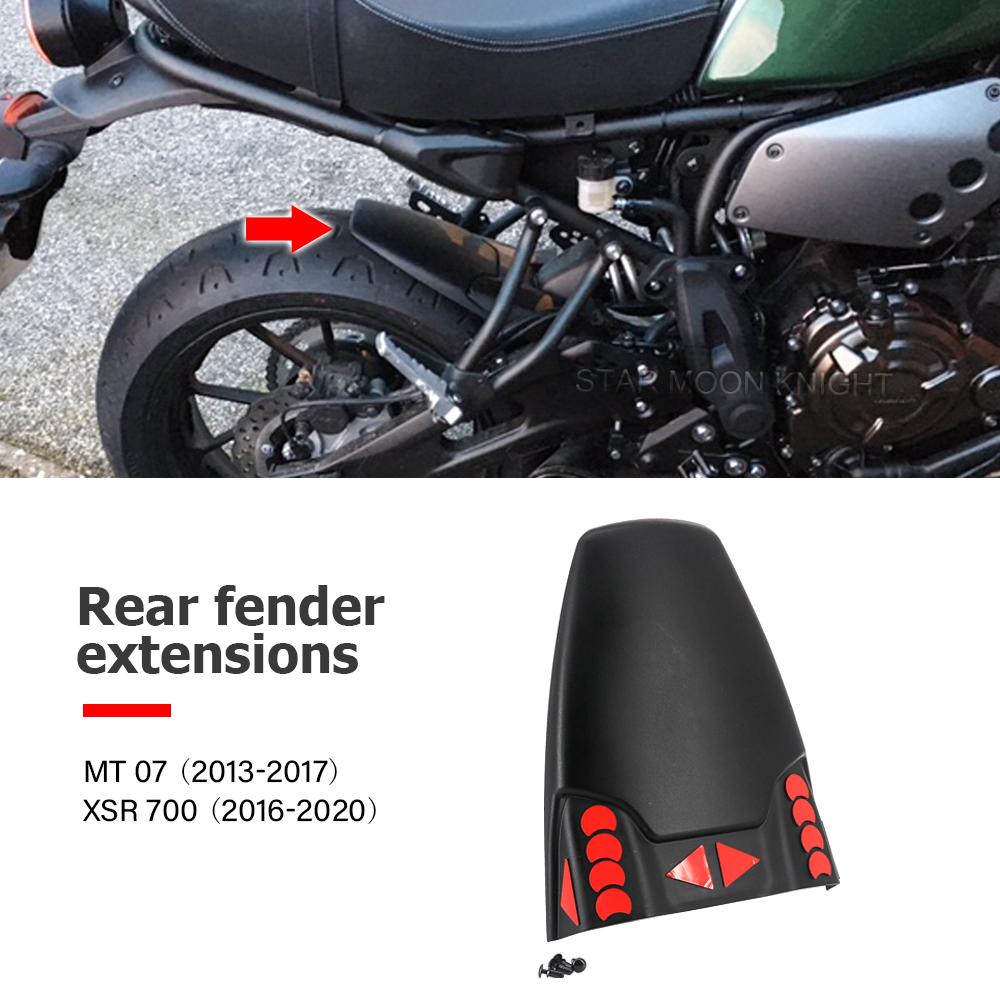 Для YAMAHA MT 07 MT07 2013-2017 XSR 700 XSR700 2016-удлинитель крыла заднего колеса мотоцикла, удлинитель брызговика