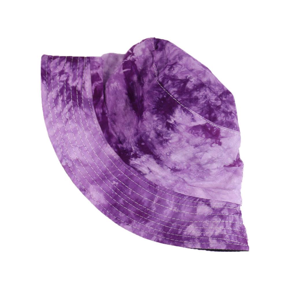 Стильная унисекс панама от солнца с узором тай-дай