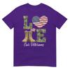 Love Our Veterans Day Proud Military American Flag Thank You TShirt