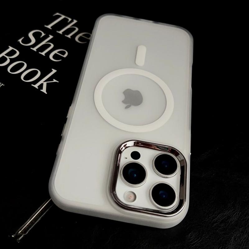 Magnetic Luxury Matte Translucent Armor Shockproof Case For iPhone 16 15 14 13 12 11 Pro Max Plus Magsafe Wireless Charge Cover