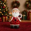 Светящееся Рождественское Украшение Винтажная Полирезиновая Фигурка Снеговика/Санта-Клауса/Пингвина со Светодиодной Подсветкой для Праздничного Зимнего Украшения Стола