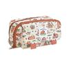 Capibala Capybara Canvas Pen Bag Multi Layer Capibara Plush Pencil Pouch  Student