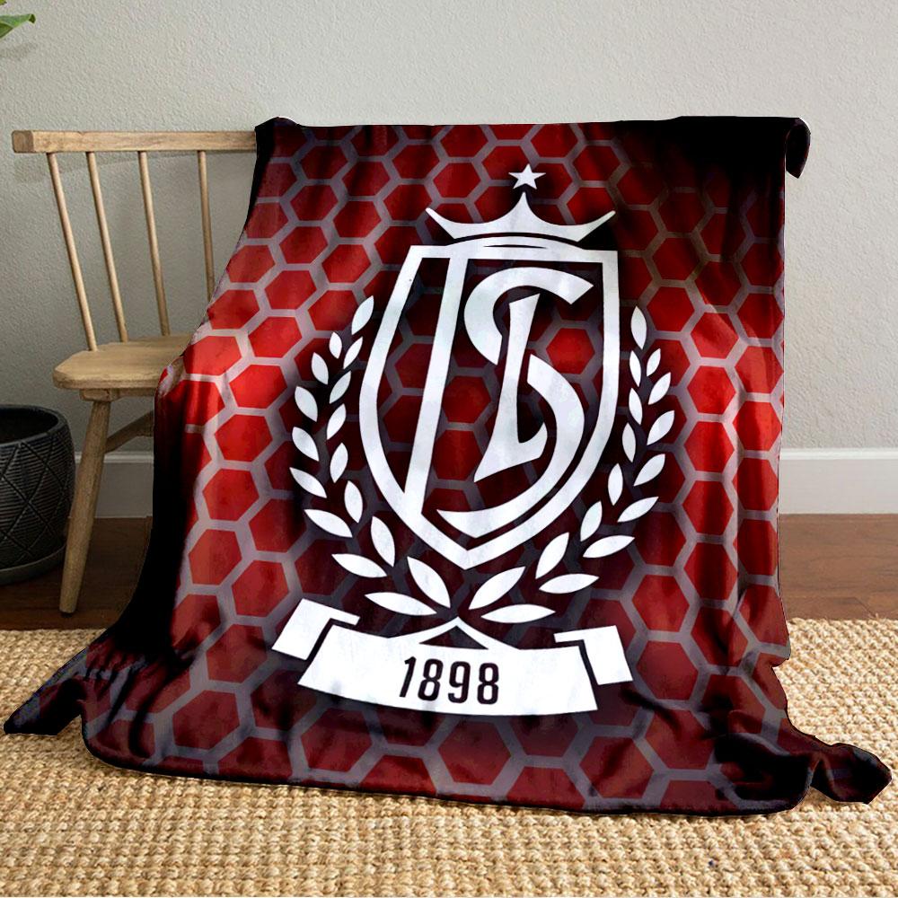 Red Hexagonal Shield Design Blanket for all seasons blanket lunch break throw gift