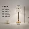 Nordic Decorative LED Desk Lamp Simple Crystal Butterfly Atmosphere Lamp Bedroom Bedside Touch Creative USB Small Night Lamp