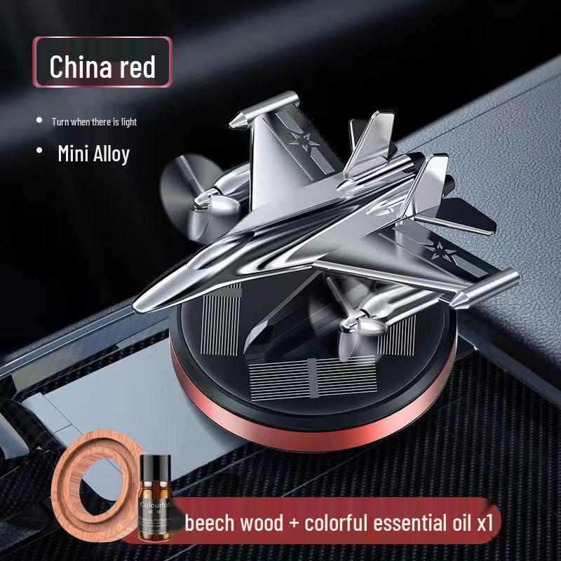 Вращающийся автомобильный освежитель воздуха в виде вертолета на солнечной батарее с датчиком освещенности