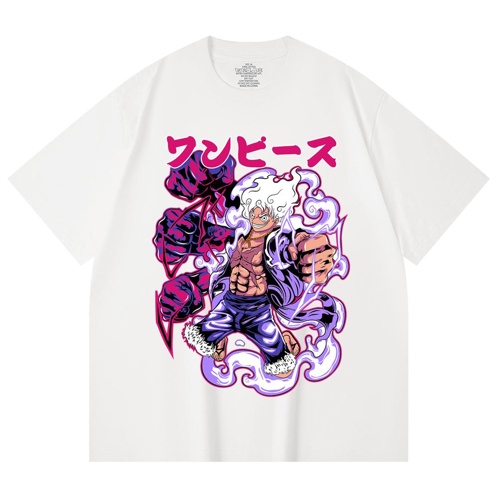 230 Gsm 100% Cotton One Piece V28 Nika Print Unisex Heavy Cotton T Shirt