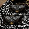 Grimace Dead Moth Skull Pattern Gothic Style Digital Printing Duvet Set Bedding