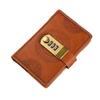 PU Cover PU Notebook with Lock Line Office Notebook A7 Notebook with Lock  Leather Journal Office