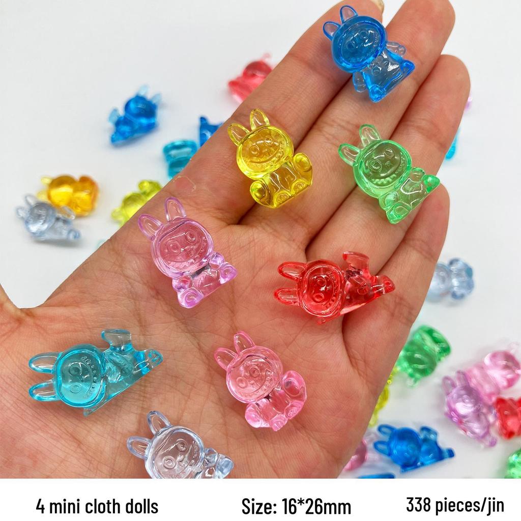 Colorful Mini Acrylic Milk Bottle Cartoon Ornaments - Cute Handmade DIY Decorative Accessories