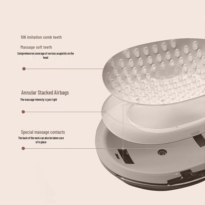 Breo Массажный шлем IDreamX2 для головы, глаз и шеи, вилка CN (адаптер в комплекте)