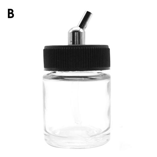 22cc Аэрограф Стаканчик Антикоррозийный Прочный Стеклянный Прозрачный Аэрограф Бутылка Для Хранения Дизайна Ногтей