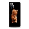 Funny Just Relax Brown Bear Luxury Phone Case For Xiaomi Redmi Note 12 11 10 Pro Plus 9S 9 8 7 9T 8T 9C 9A 5G K40 Gaming Cover