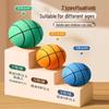 Kids' Silent PU Basketball - Elastic Indoor Leather Ball Toy