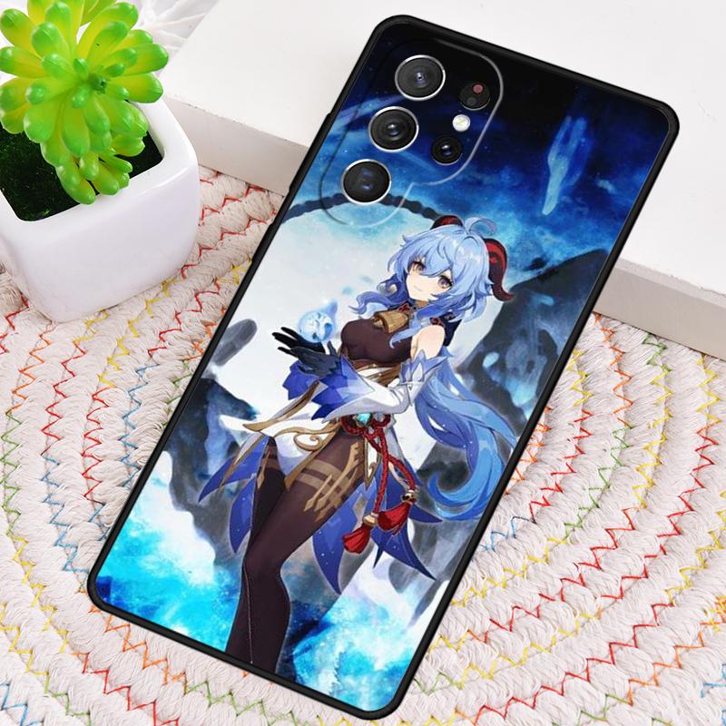 Ganyu Genshin Impact мягкий силиконовый чехол для телефона для Samsung Galaxy note 10 pro S26 S25 S24 S23 S22 S21 Plus S25Ultra Capa Cover