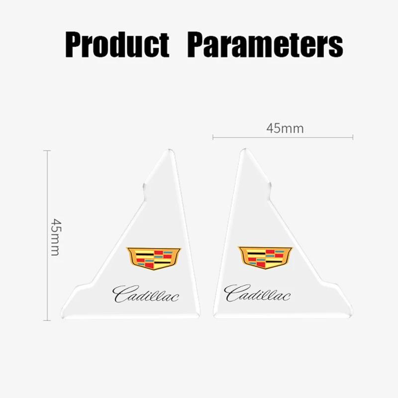 2pcs Car Door Corner Cover Protector Badge for Cadillac Escalade CTS ATS SRX HJ5 Deville BLS XT4 XT5 XT6 STS XTS SLR XLR CT4 CT5 CT6
