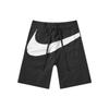Big Swoosh Retro Logo Print Lace-Up Casual Shorts Men Shorts Black AR3161-010